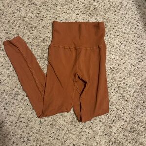 FP Movement by Free People High-Waisted Leggings - Rust